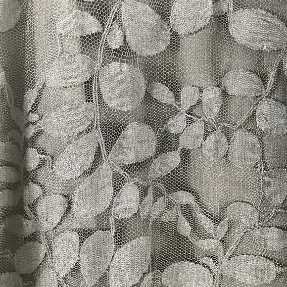 Garnet Hill Boheme Easy Lace Dress Botanical Boho Elegant Black Size 6 - Picture 12 of 15